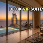 Opulent Dubai 7-star Royal Suite with infinity pool overlooking Burj Al Arab skyline